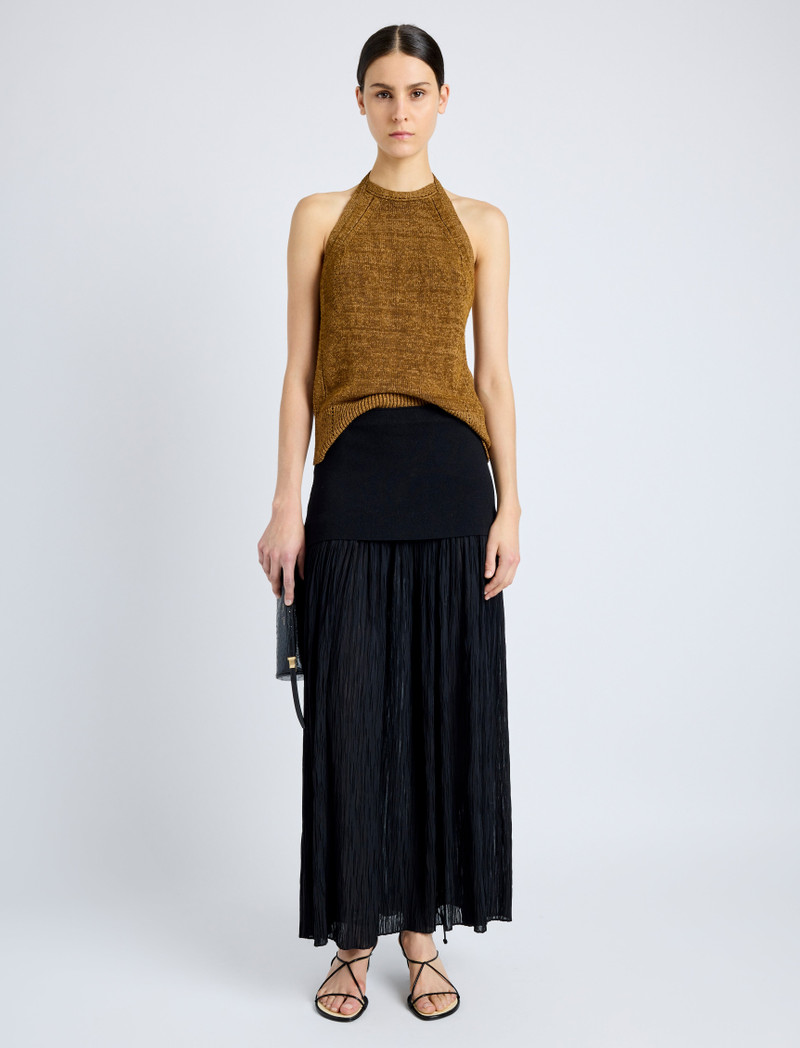 Proenza Schouler Leona Top in Viscose Ribbon Knit outlook