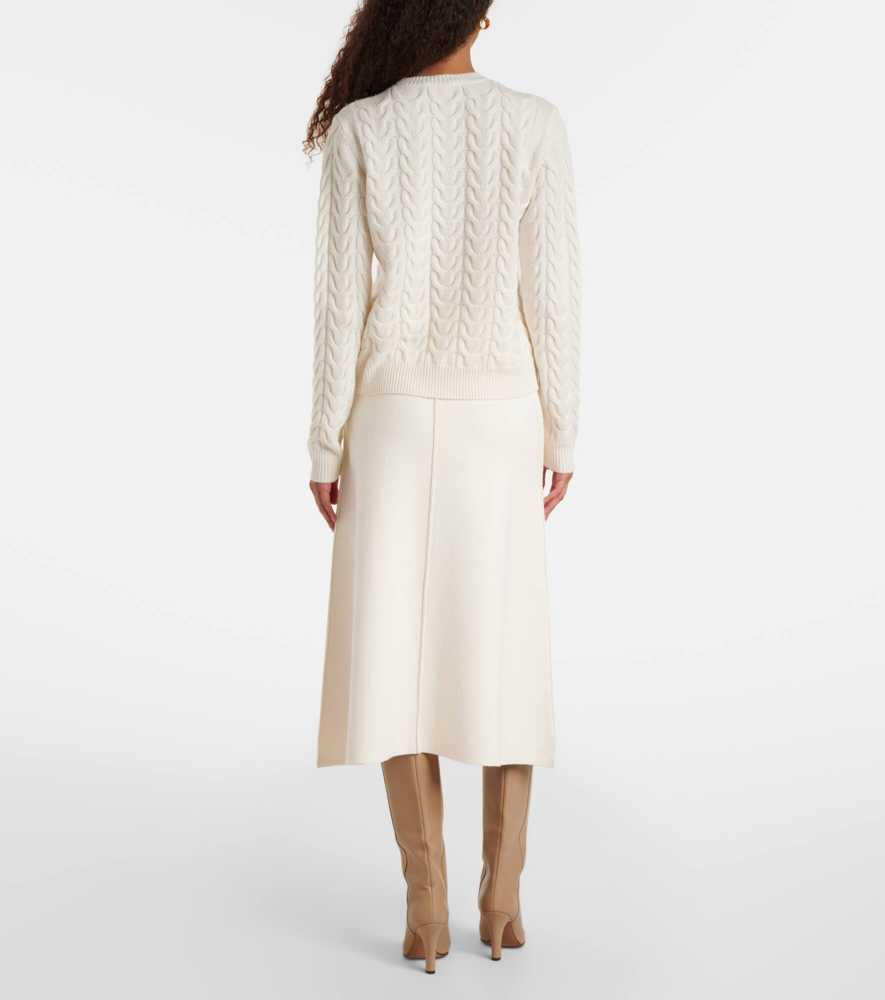 Aramis cable-knit cashmere sweater - 3