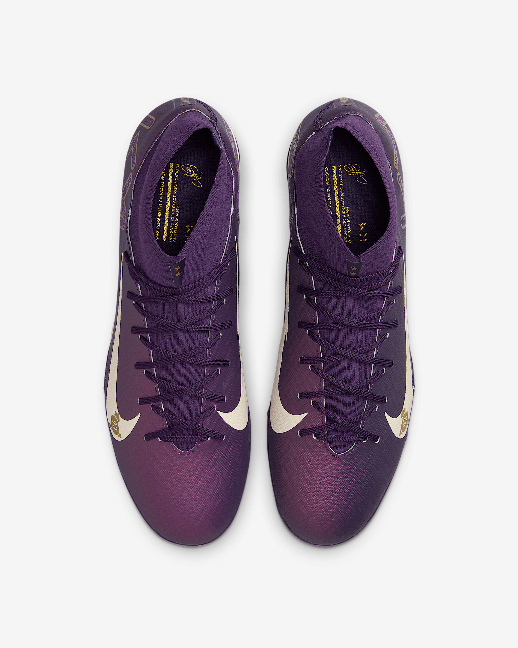 Nike Mercurial Superfly 10 Academy "Kylian Mbappé" TF High-Top Soccer Shoes - 4