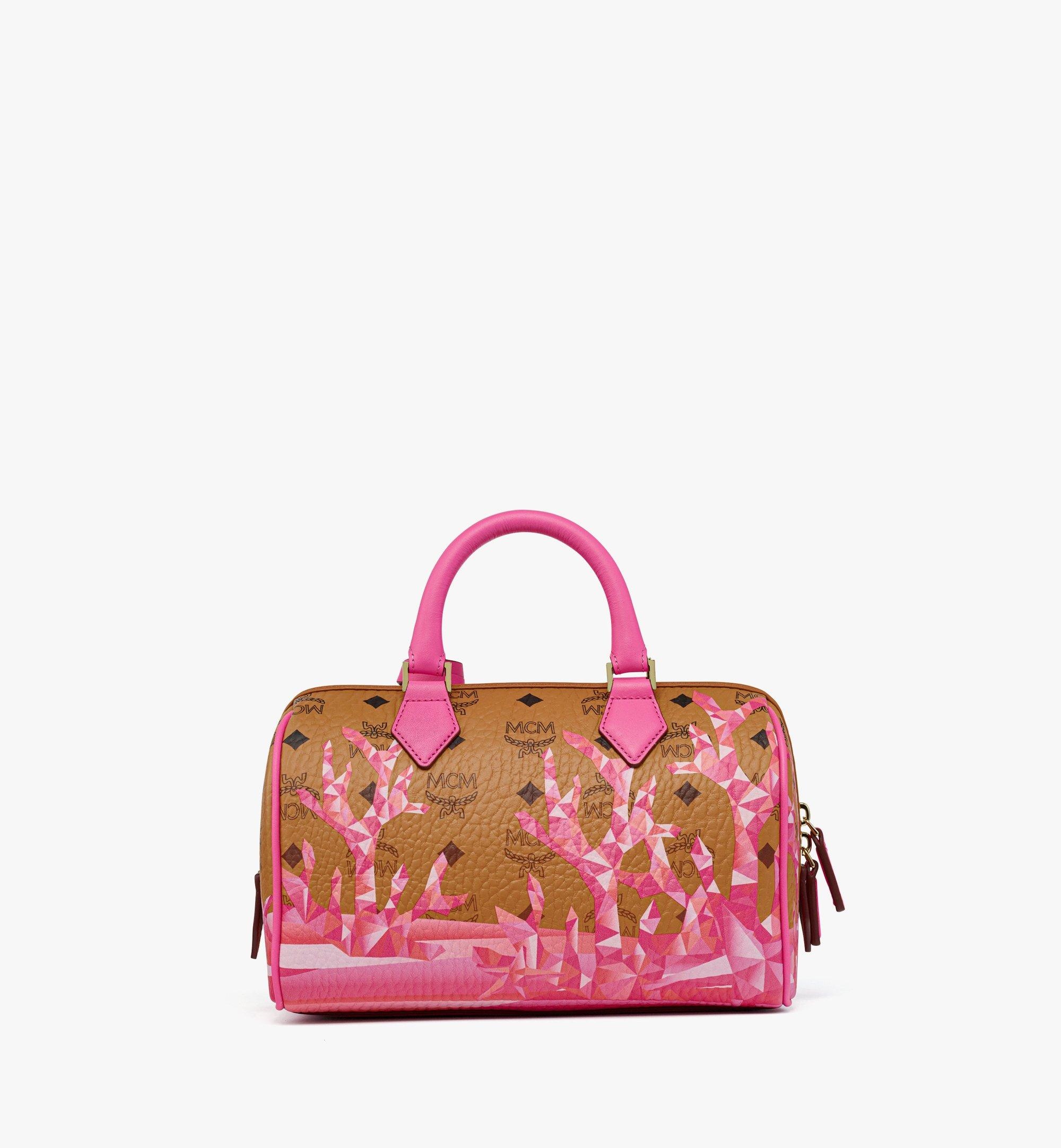 Ella Boston Bag in Cubic Coral Visetos - 4