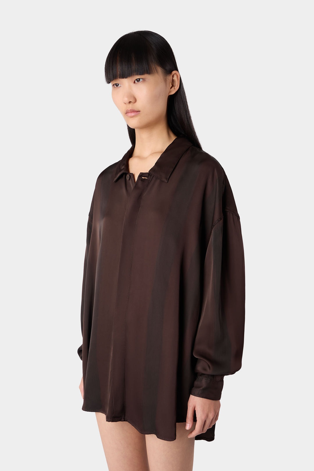 OVER SHIRT / brown - 4
