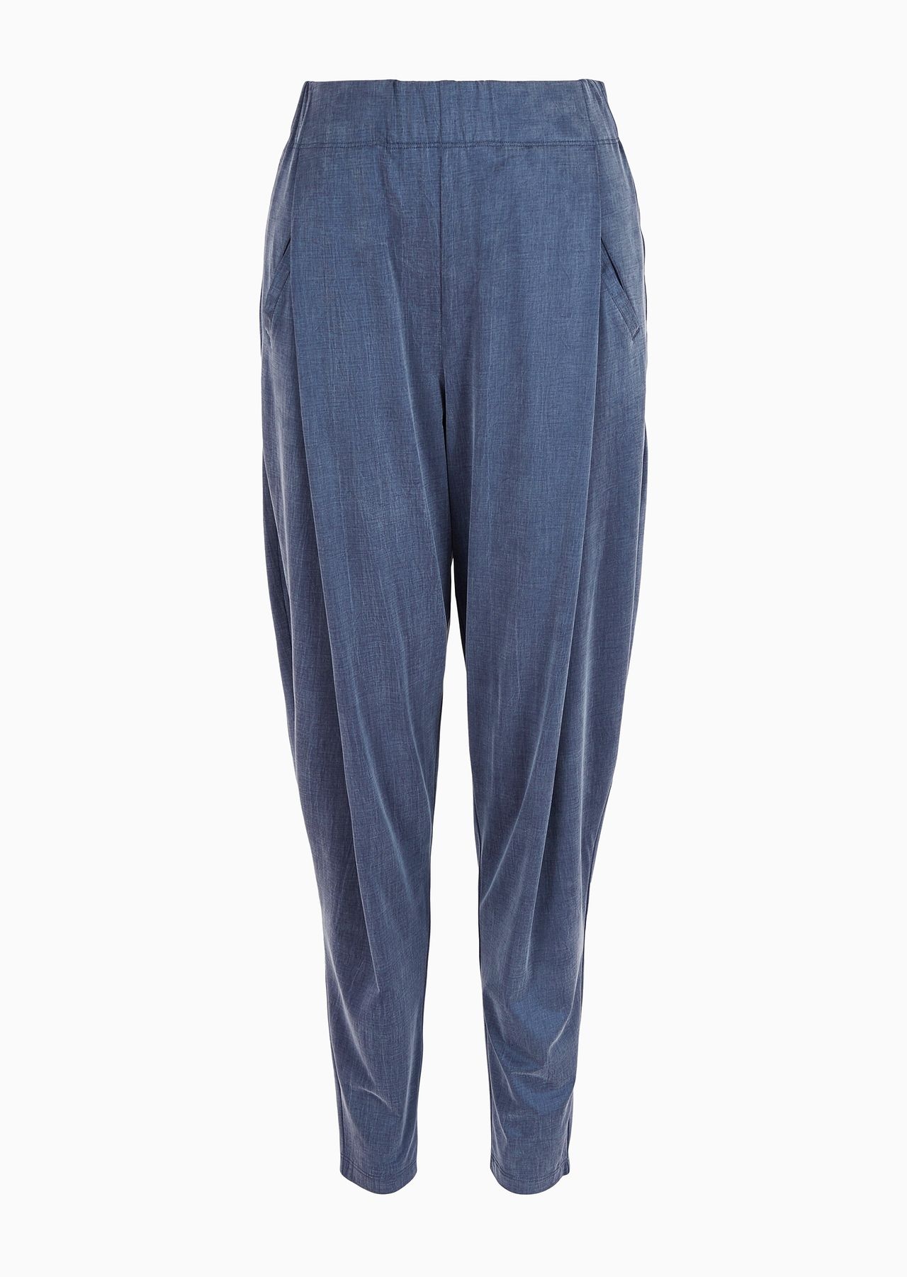 Stretch cupro jersey trousers - 1