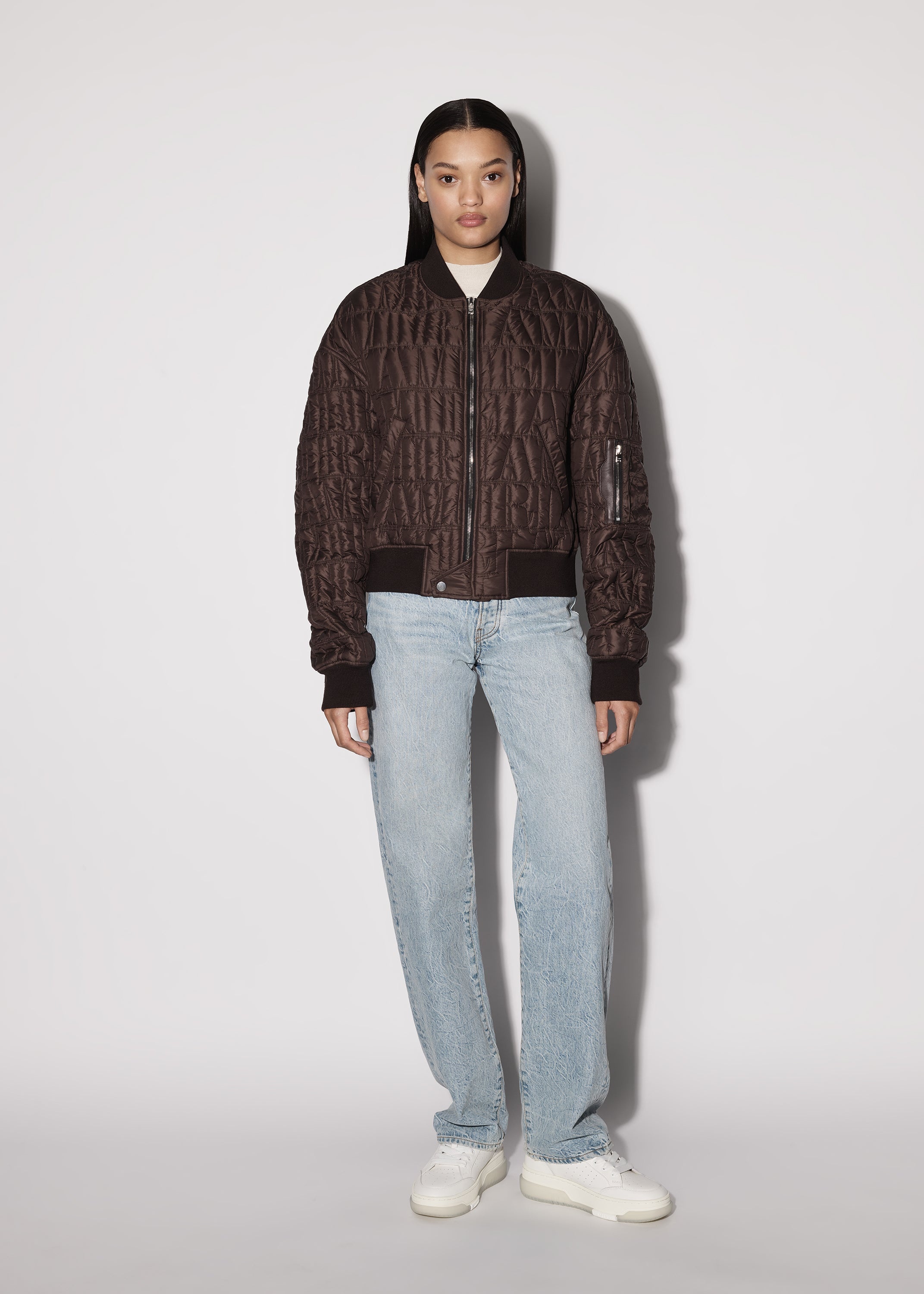 QUILTED AMIRI DOWN BOMBER - 2