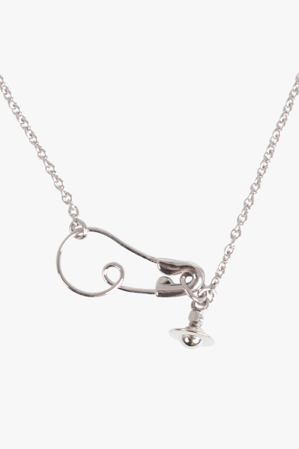 MAXIMA SAFETY PIN NECKLACE | SILVER - 2