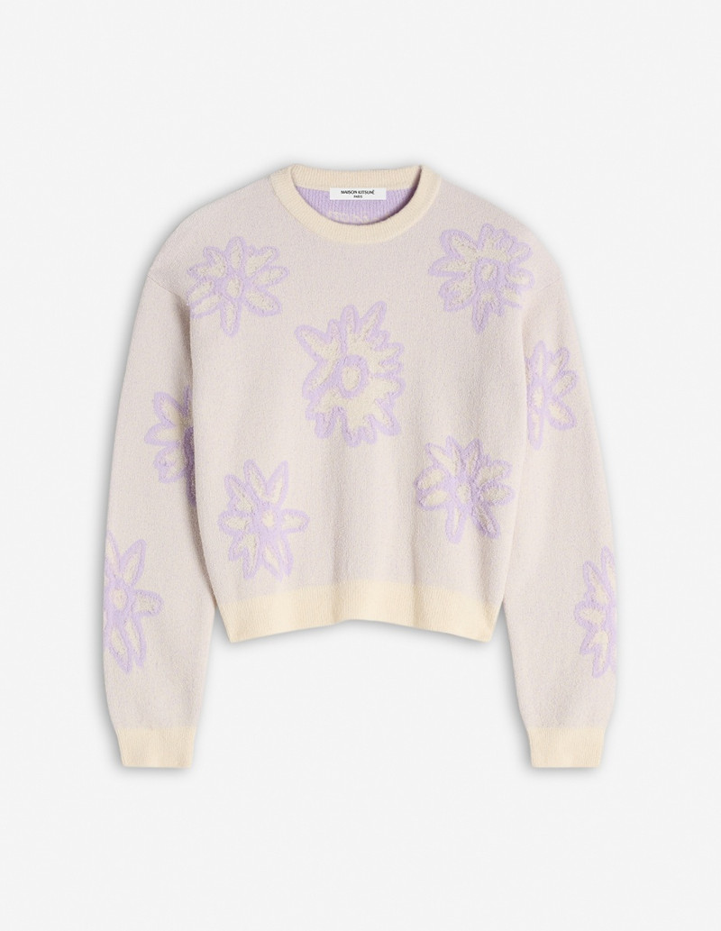 DAISIES INTARSIA TEXTURED JUMPER - 1