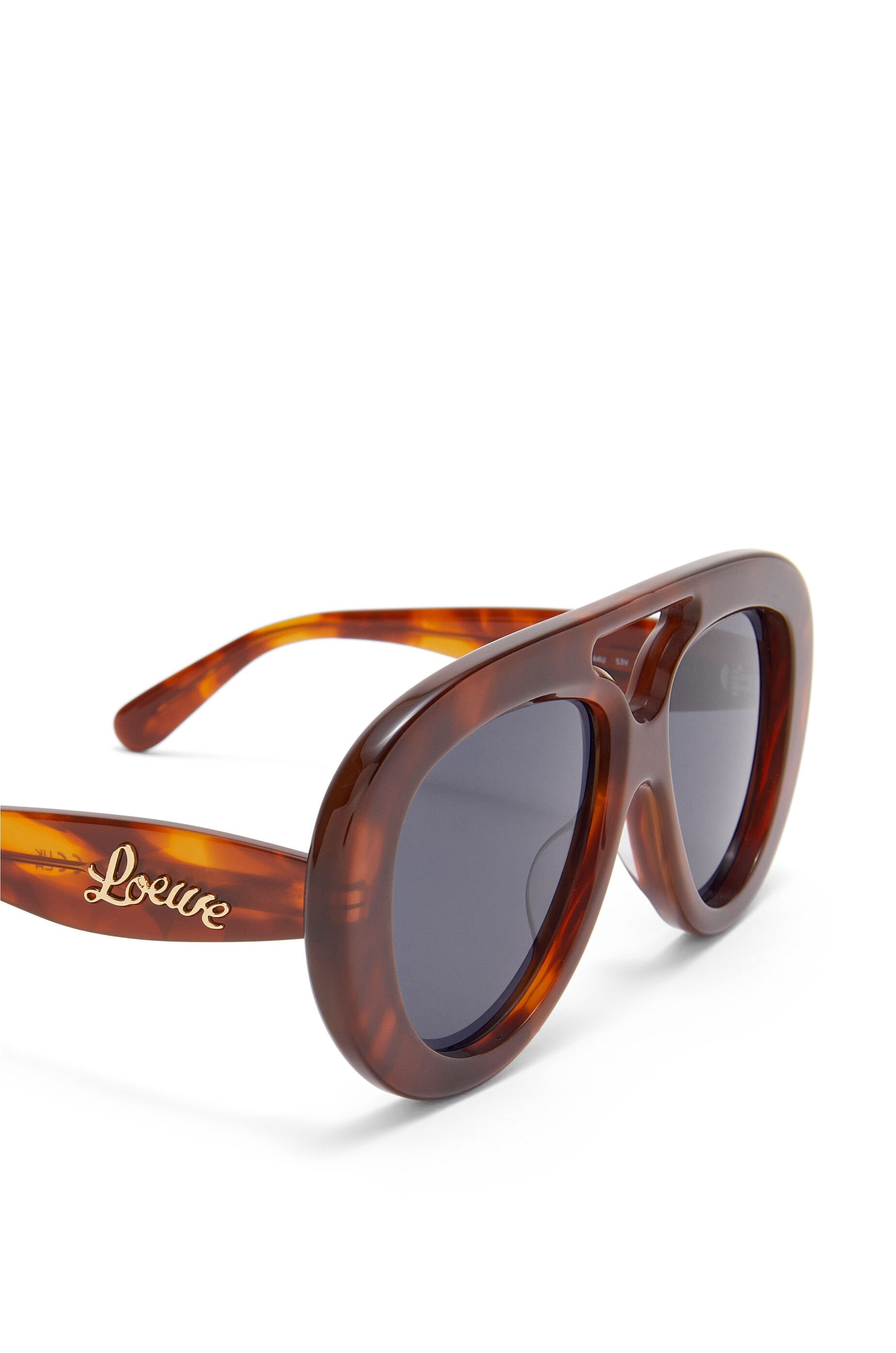 Round Spoiler Aviator sunglasses - 5