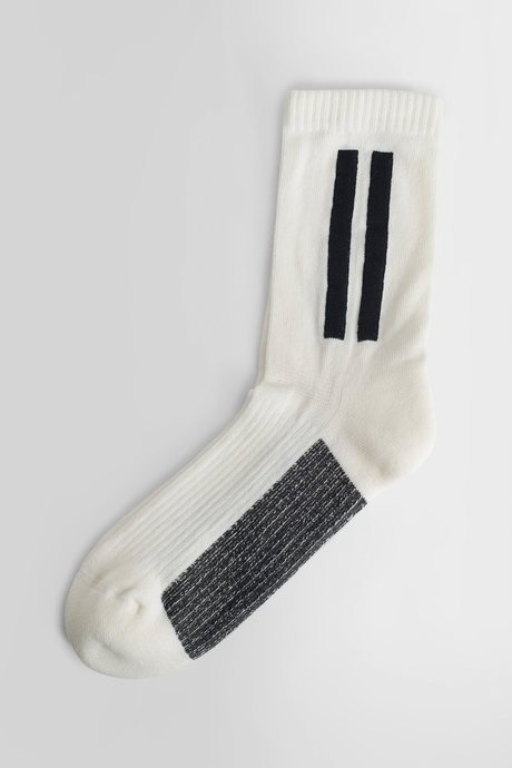 Rick owens men's milk socks in cotton knit - 2