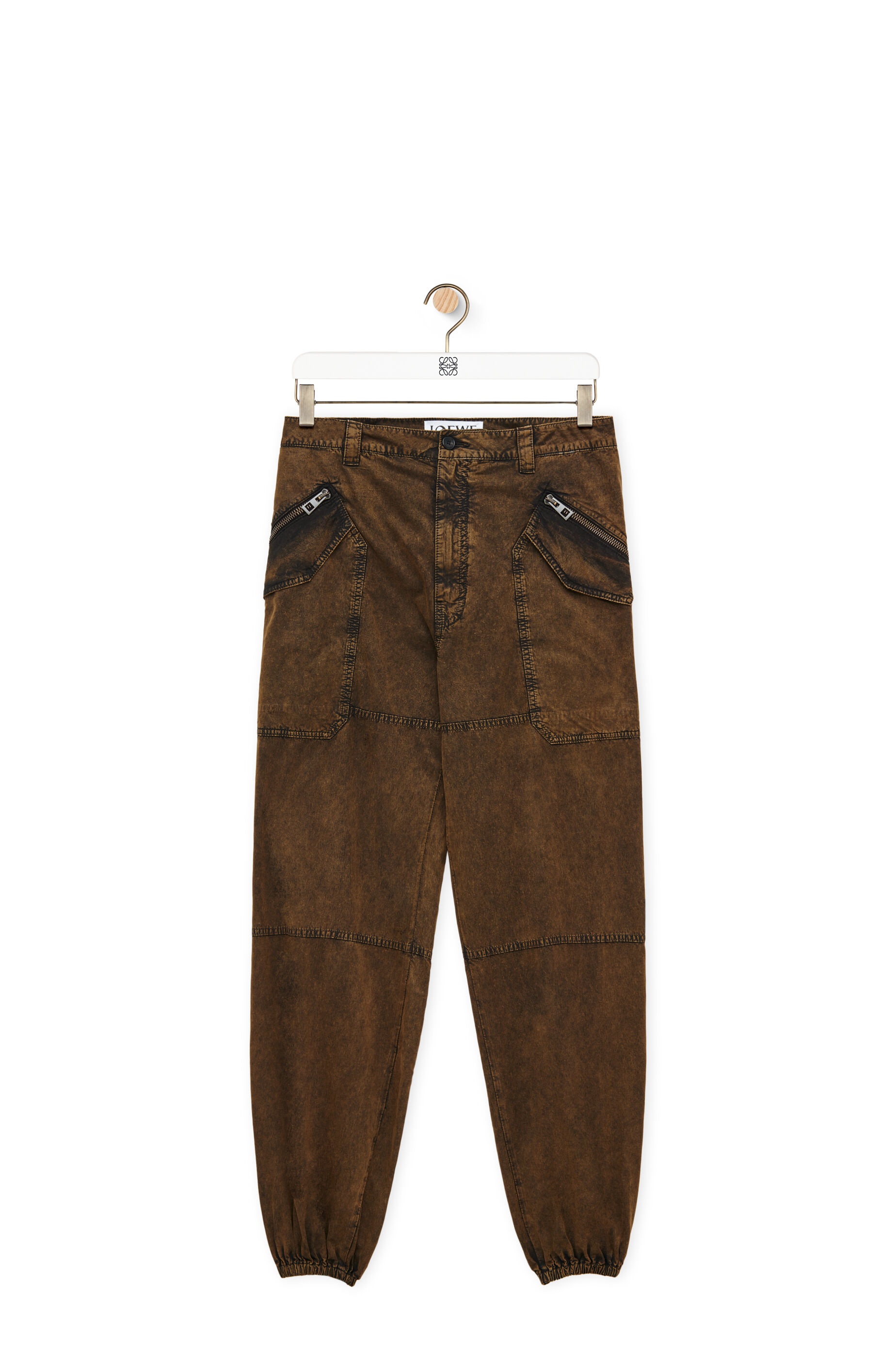 Cargo trousers in technical cotton - 1
