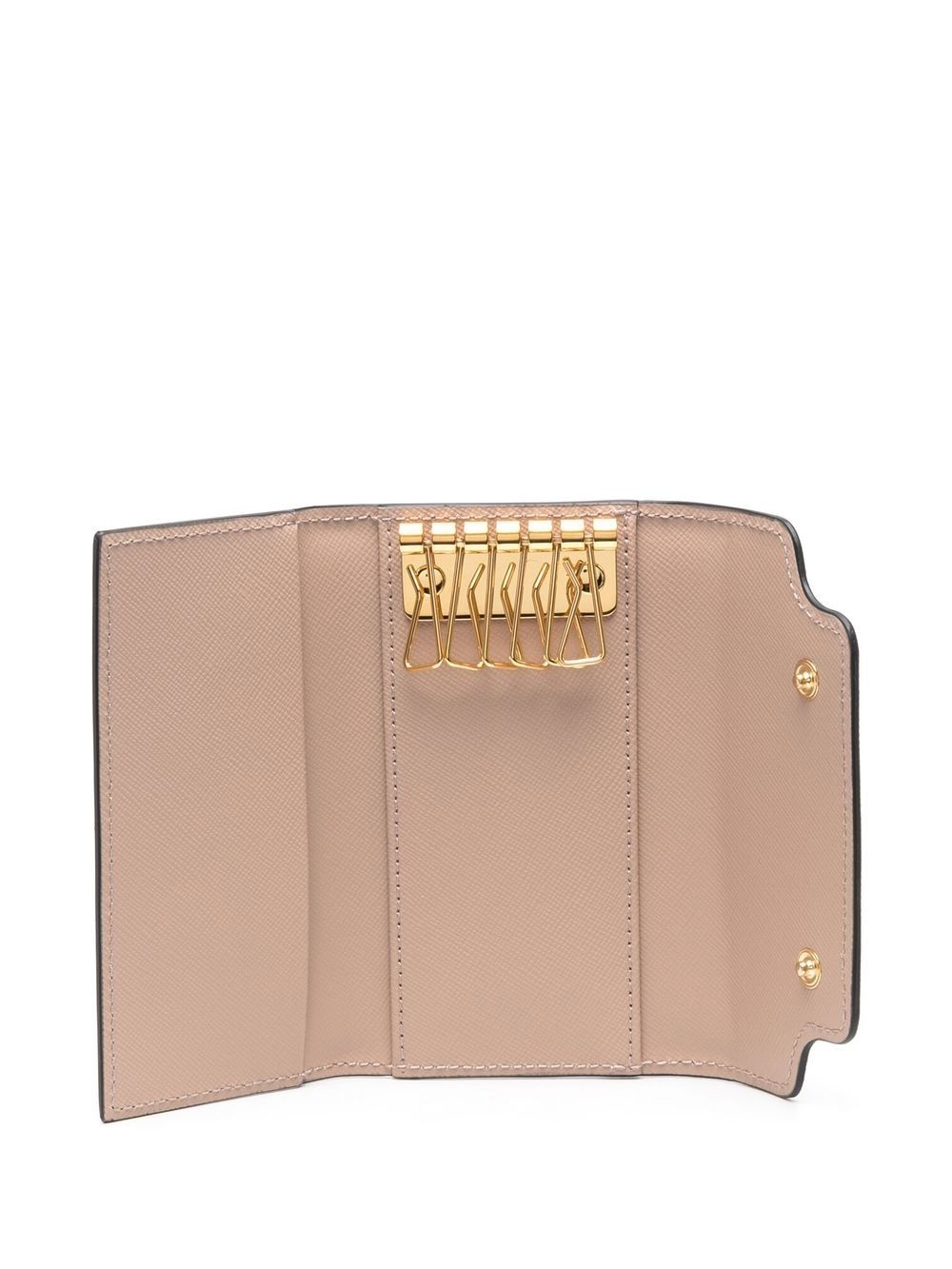 two-tone leather keyholder - 3