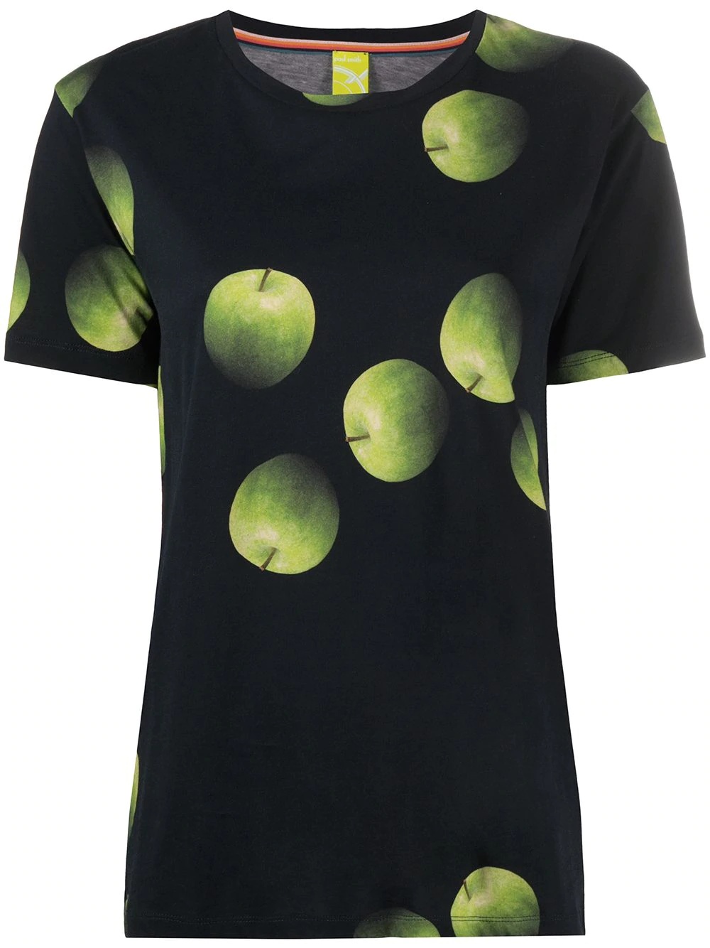 apple print T-shirt - 1