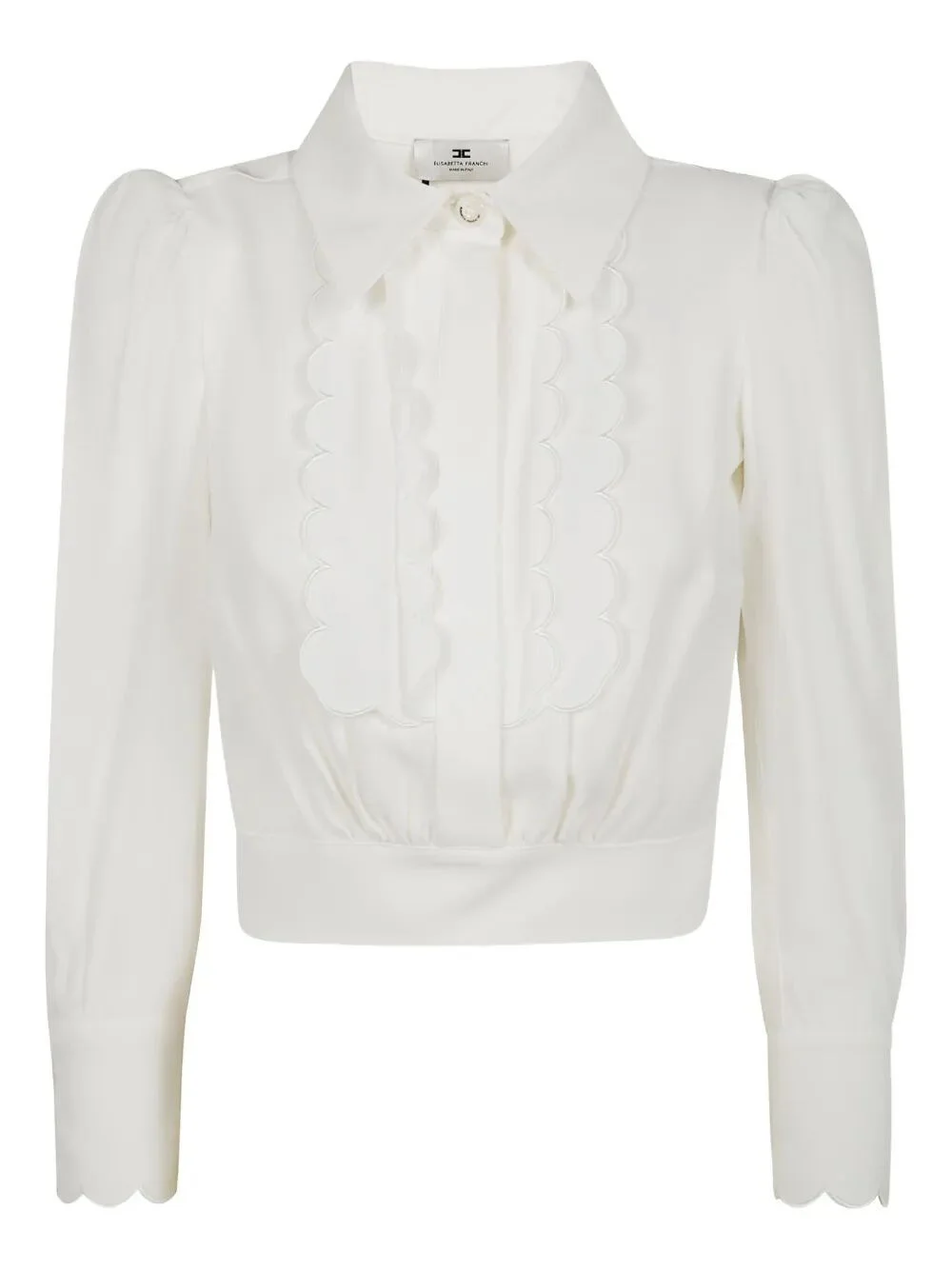 The Classic Shirt by Elisabetta Franchi is a refined addition to your wardrobe. Crafted from high-qu - 1