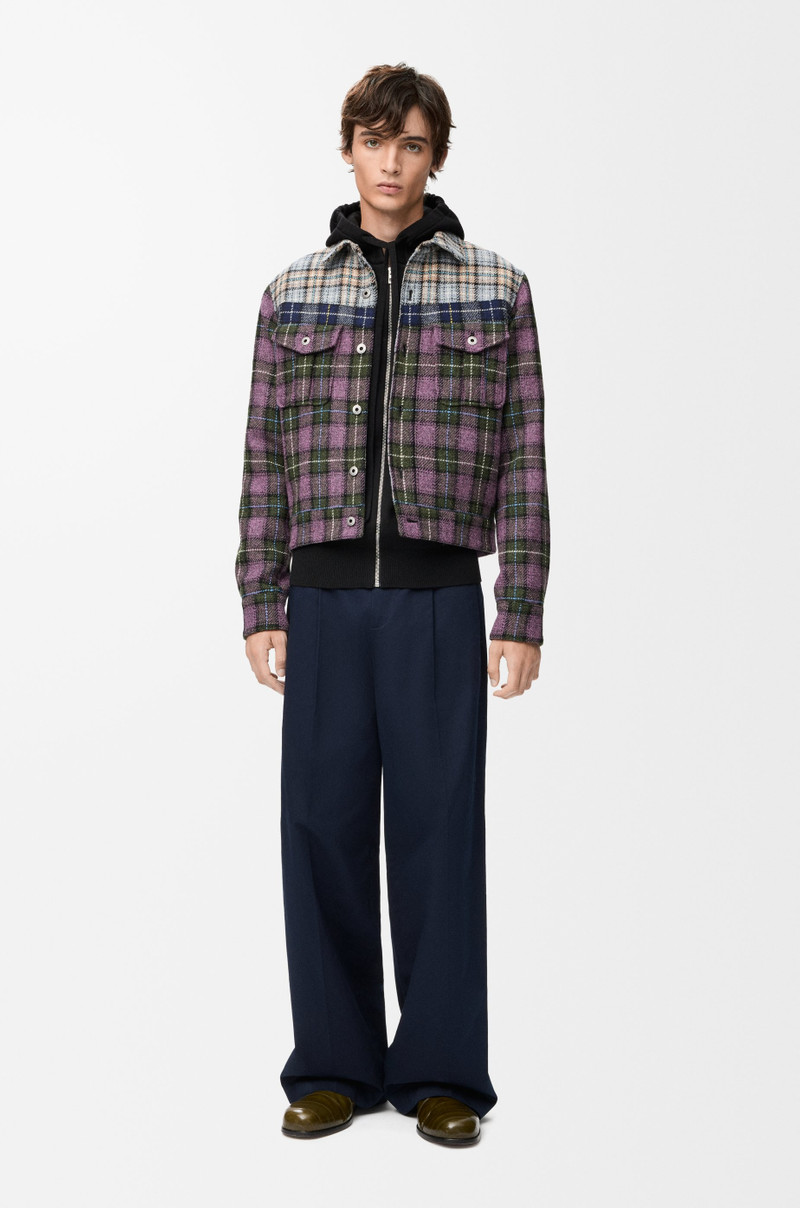 Loewe Zip-up hoodie in wool outlook