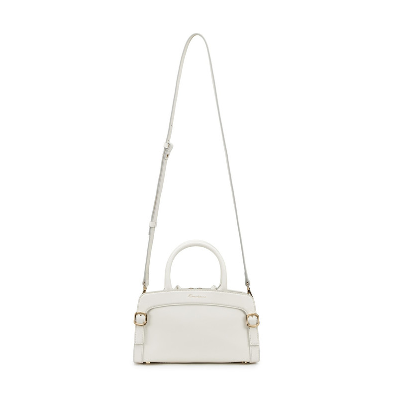 Santoni White leather handbag outlook