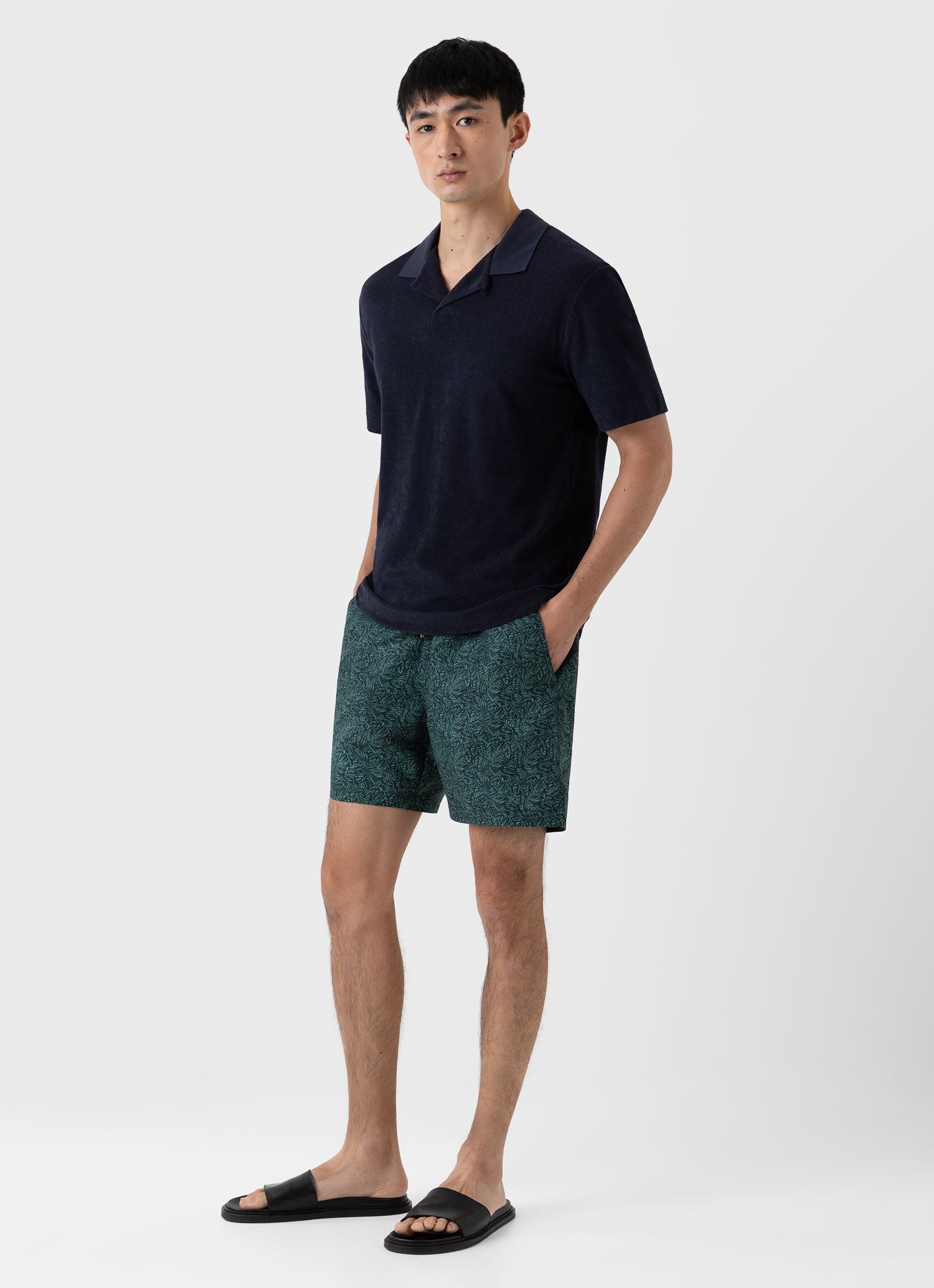 Drawstring Swim Shorts - 3
