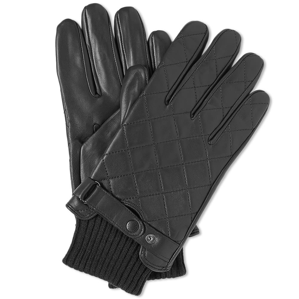 Barbour Quilted Leather Glove - 1