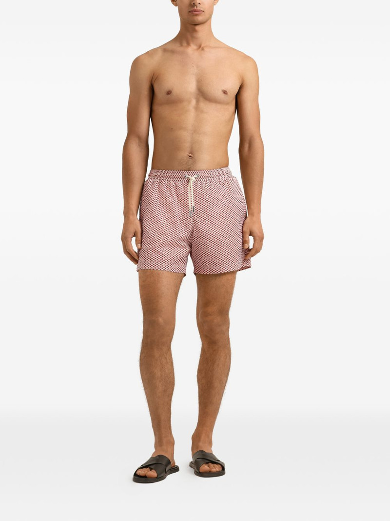 Boxer patterned swim shorts 3