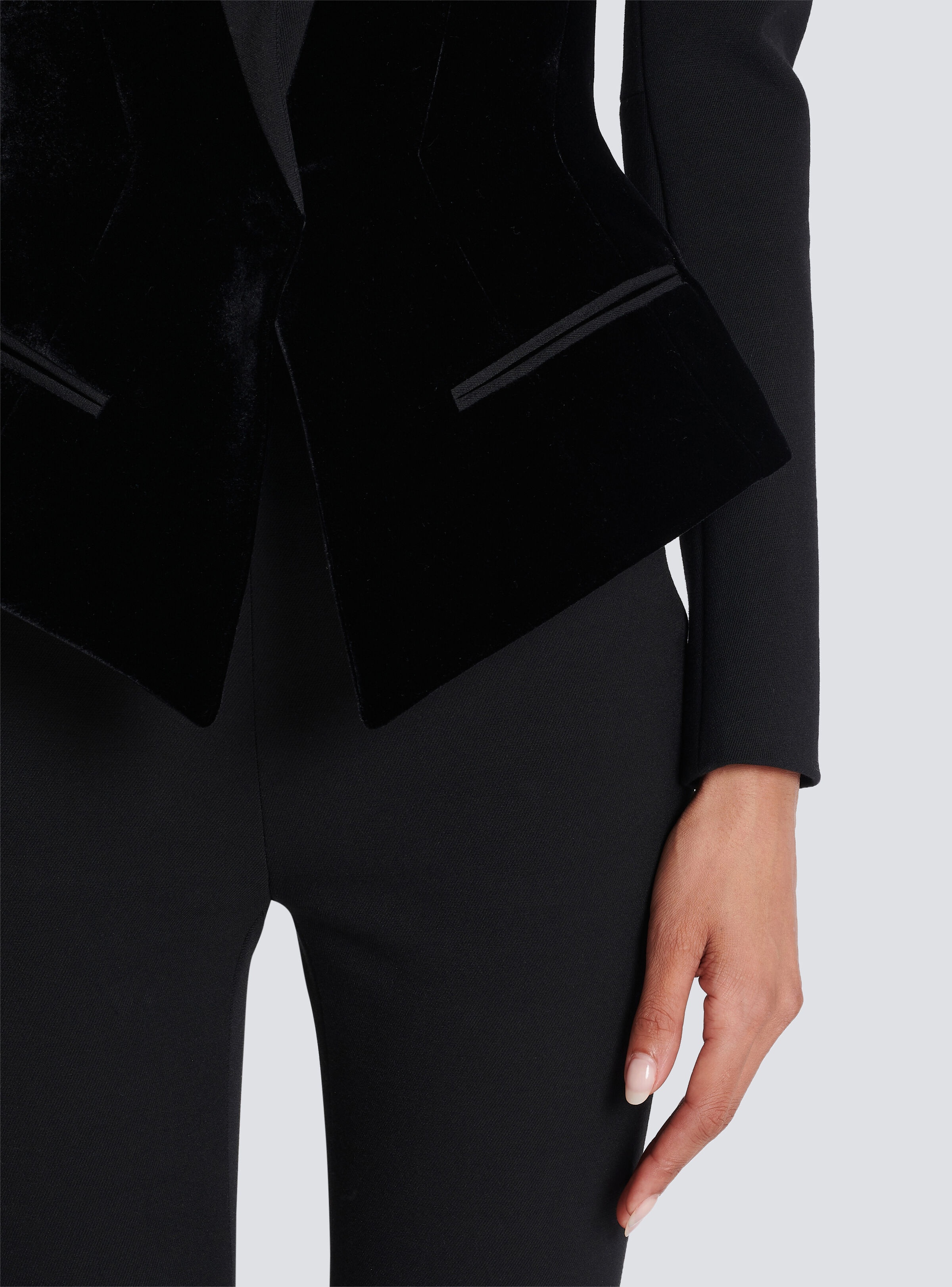 Slim-fitting bustier jacket - 6