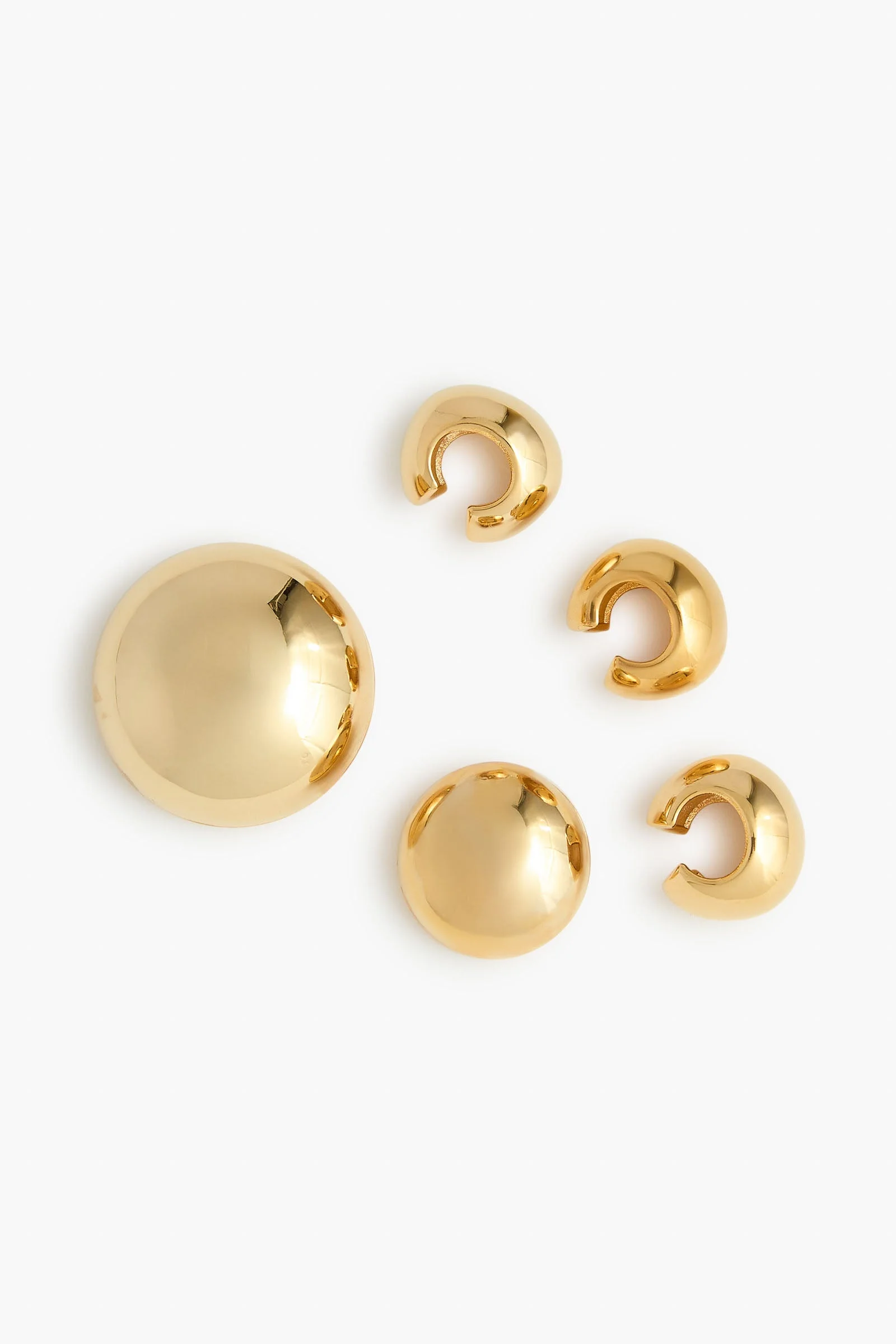 The Nova Dot Cluster Earring Set in Gold - 1
