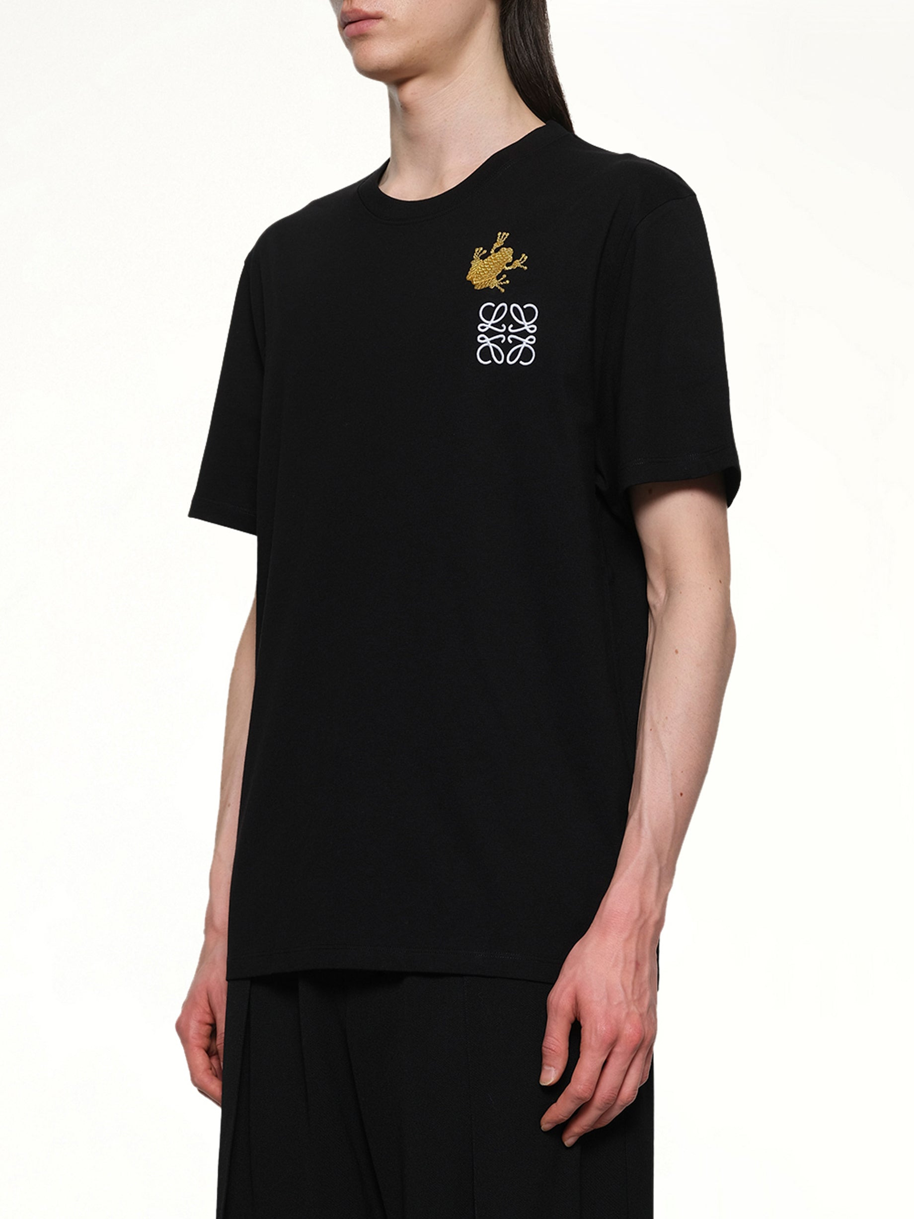 Frog Relaxed Fit T-Shirt in Black - 3
