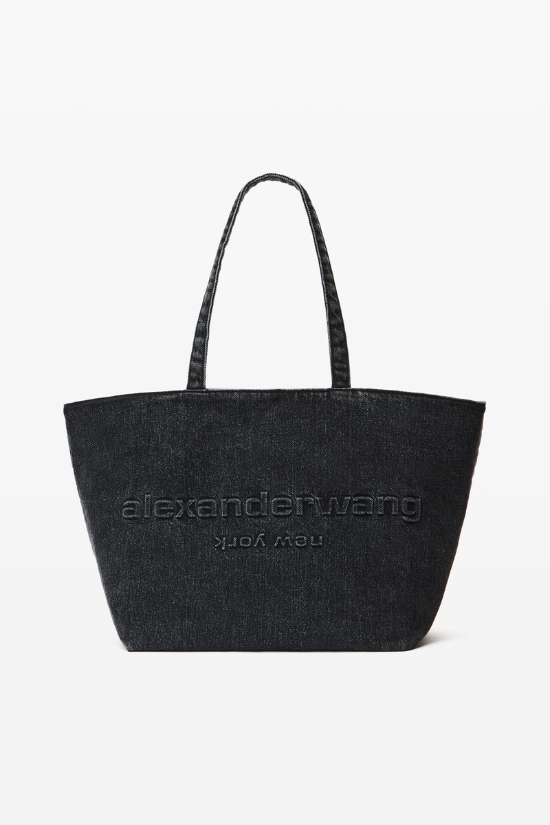 Punch Tote in Cotton Denim 1