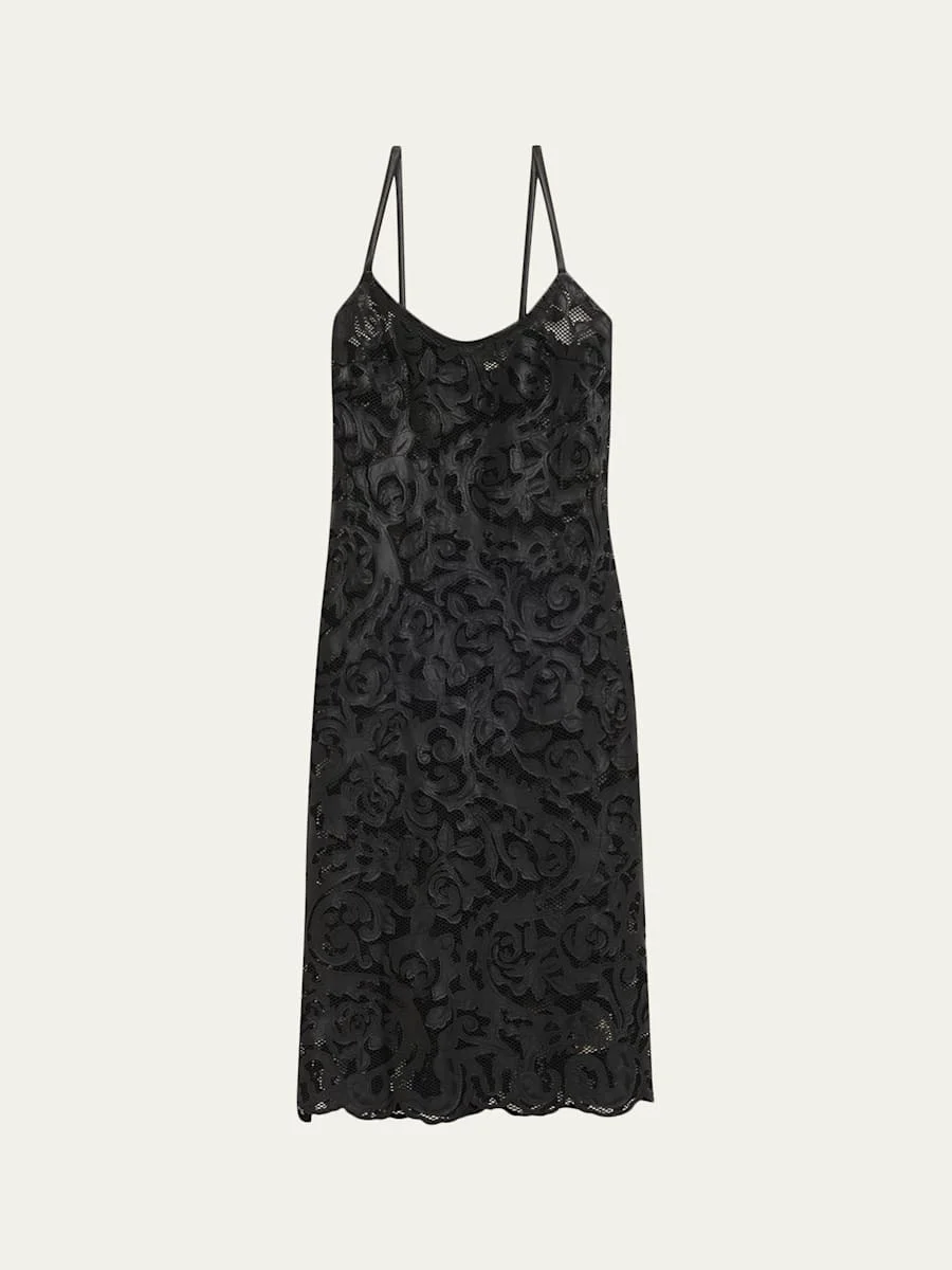 Kazuko Lasercut Midi Dress - 1