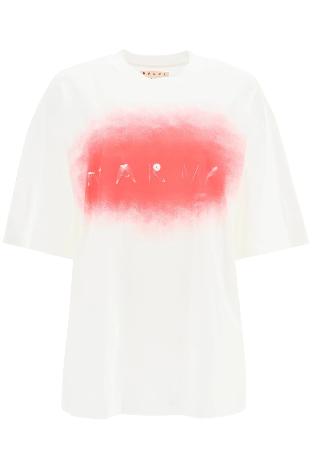 SPRAY PRINT OVERSIZED T-SHIRT - 1