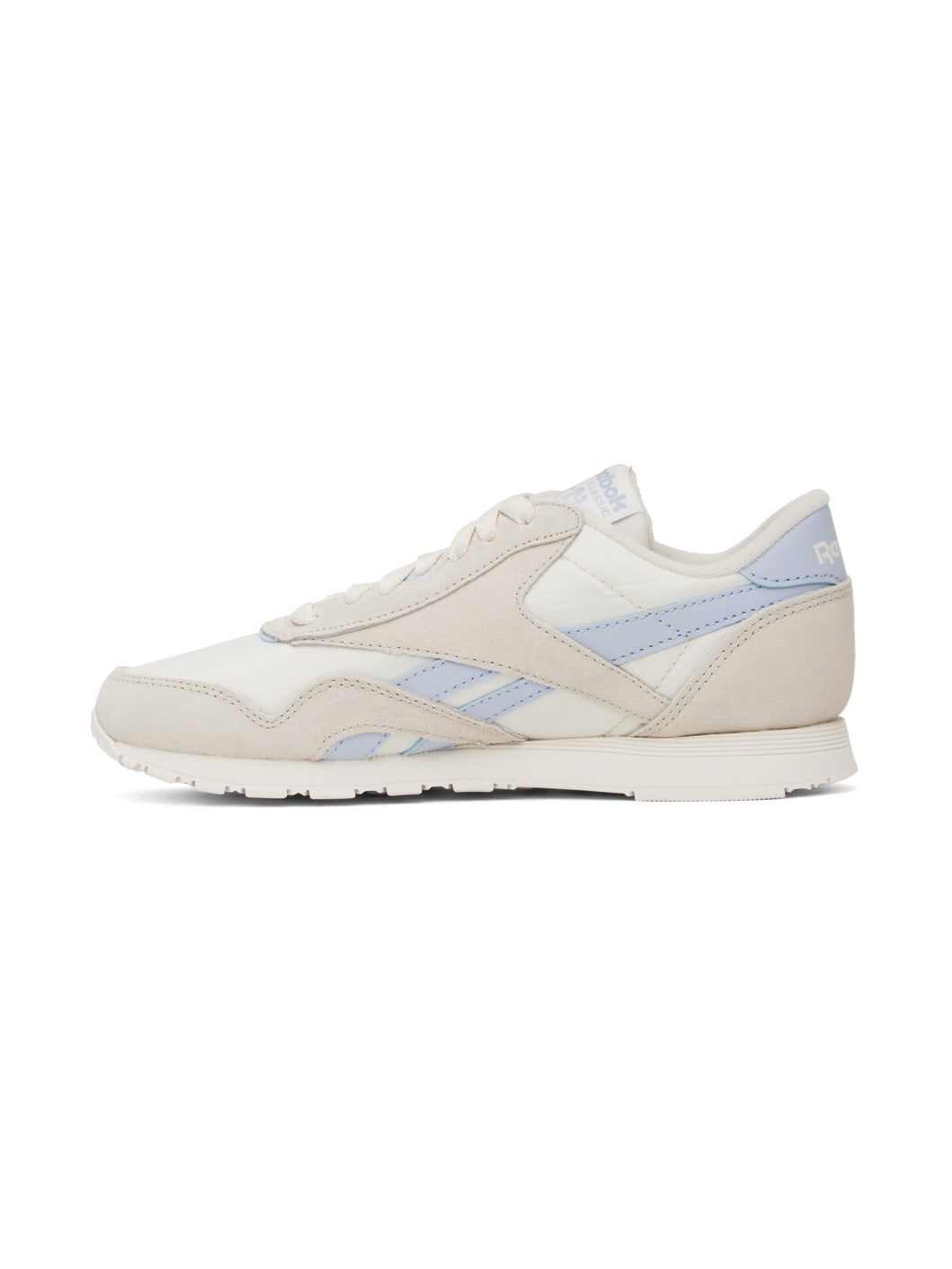 Off-White & Blue Classic Nylon Sneakers - 3