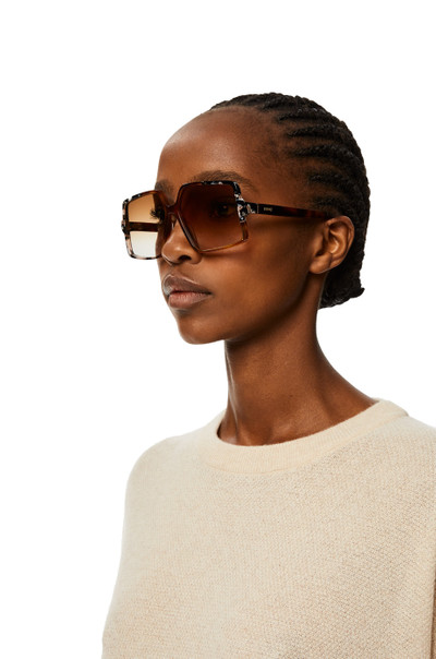 Loewe Thin acetate pentagon sunglasses outlook