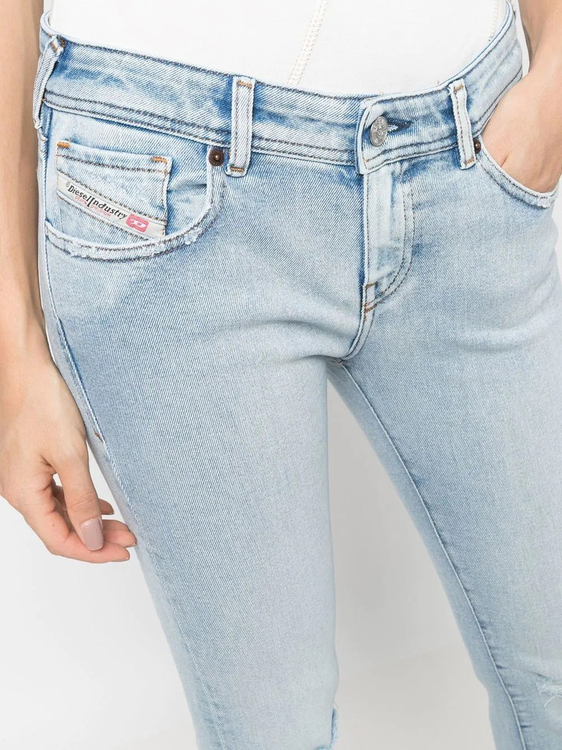 low-rise slim-cut jeans 5