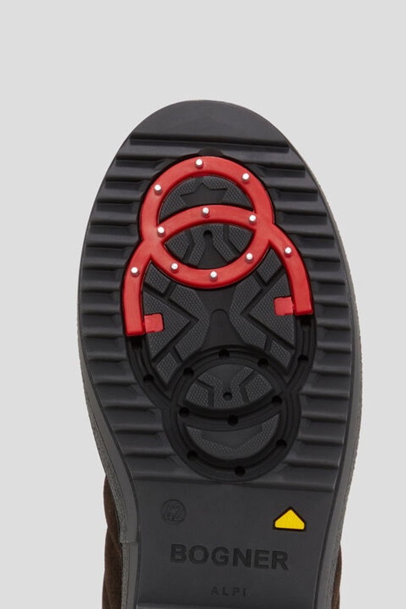 Anchorage High-top sneakers with spikes in Dark brown 7