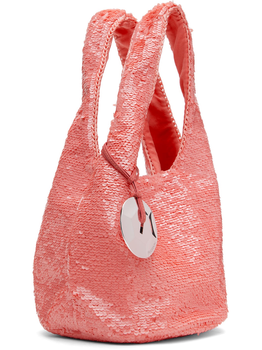 Pink Mini Sequin Shopper Bag - 2