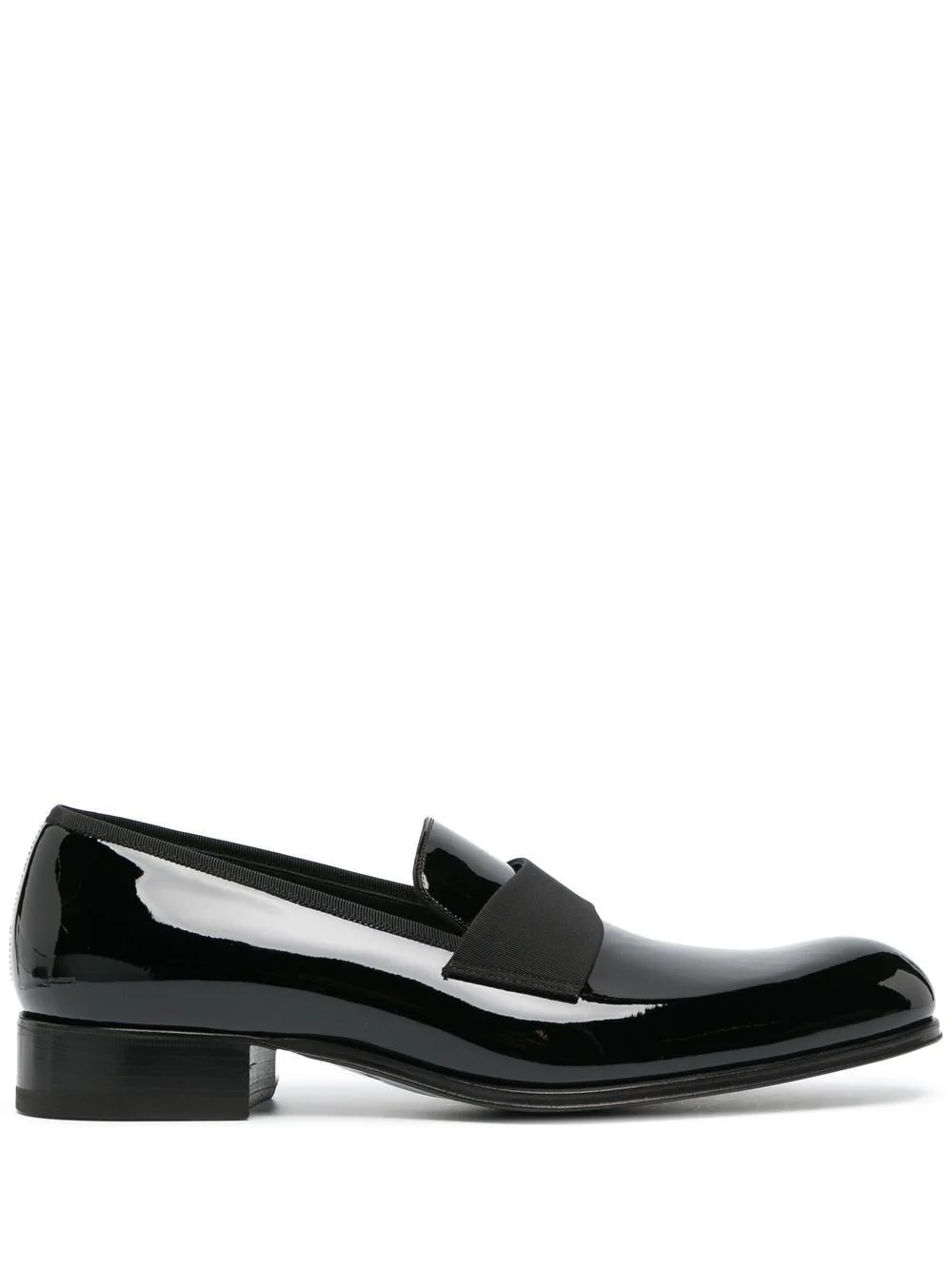 patent-finish leather loafers - 1