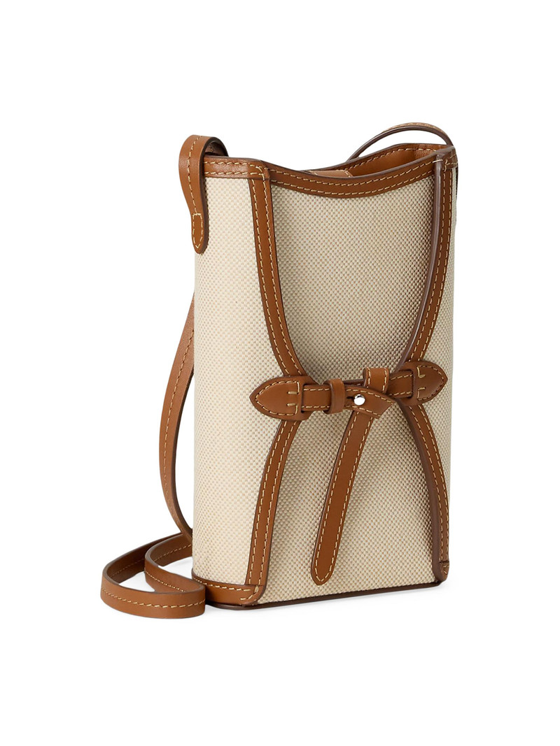 Women's The Ralph Canvas Phone Pouch - Natural Gold 4