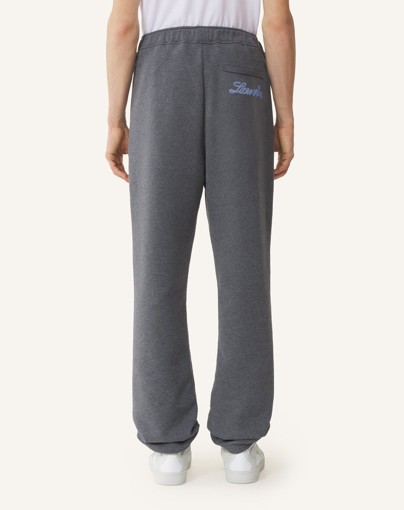LANVIN RIBBON JOGGING PANTS IN COTTON AND CASHMERE 4