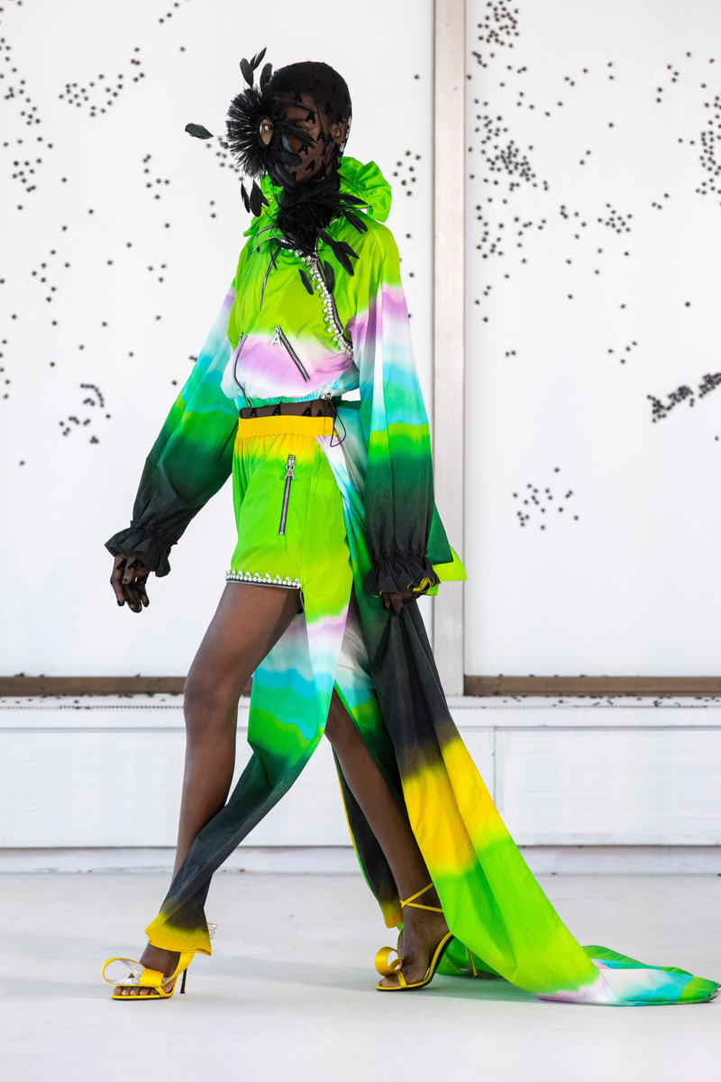 OMBRE NYLON RUFFLE JACKET 6