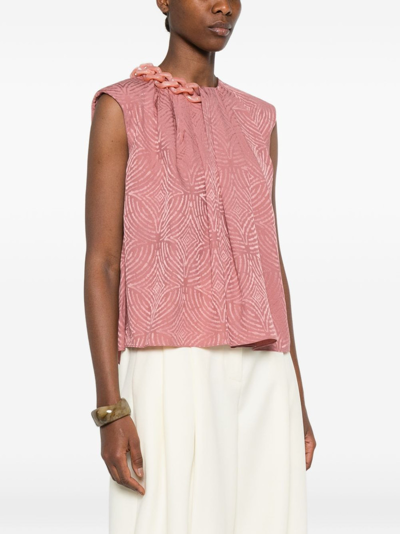 Taddart chain-detail blouse 3