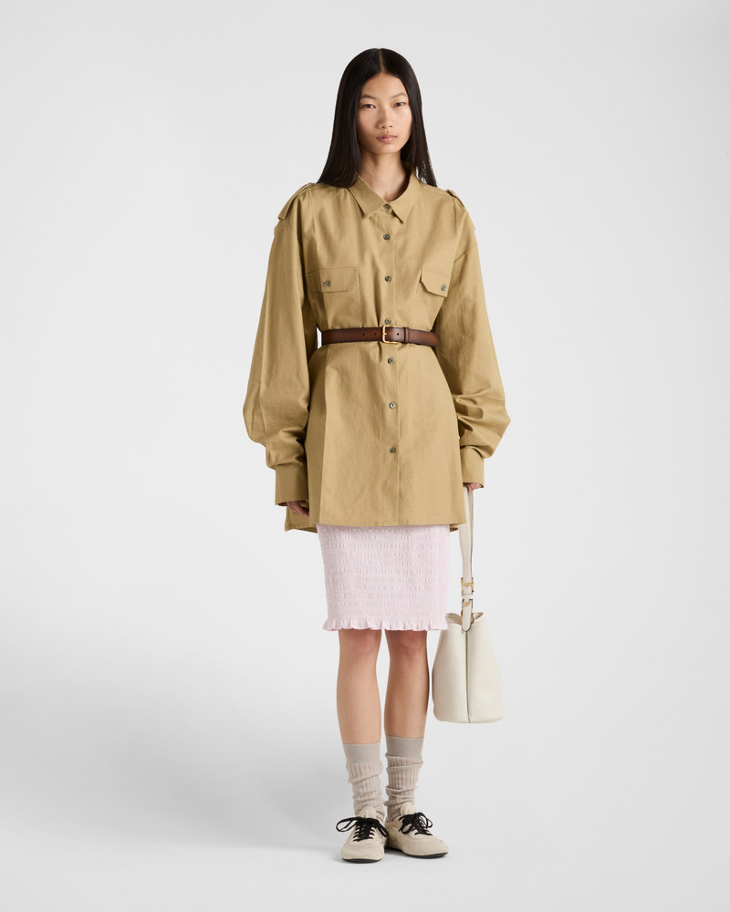 Prada Oversized cotton shirt outlook