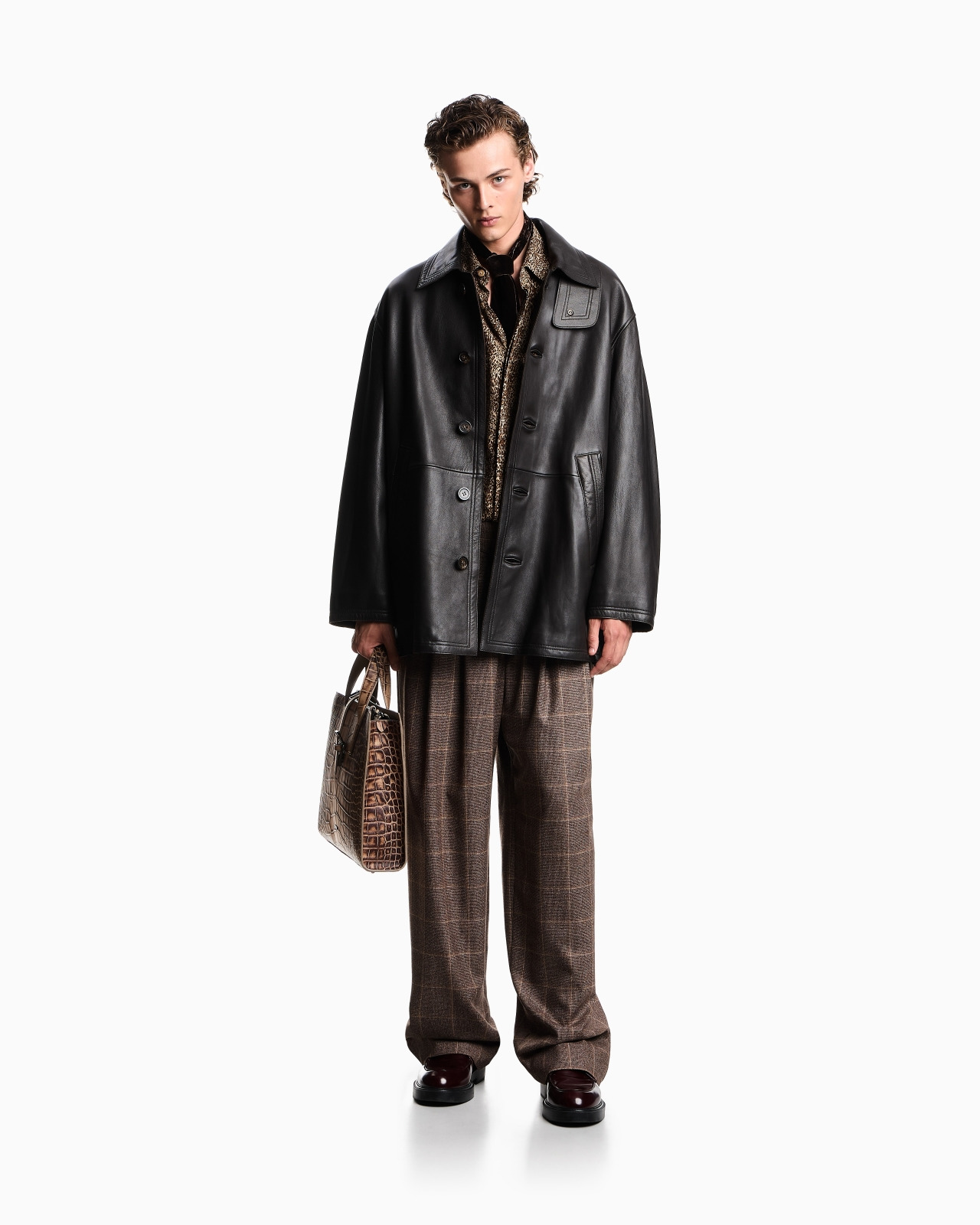 BLOUSON IN PLONGE LAMBSKIN NAPPA LEATHER - 2
