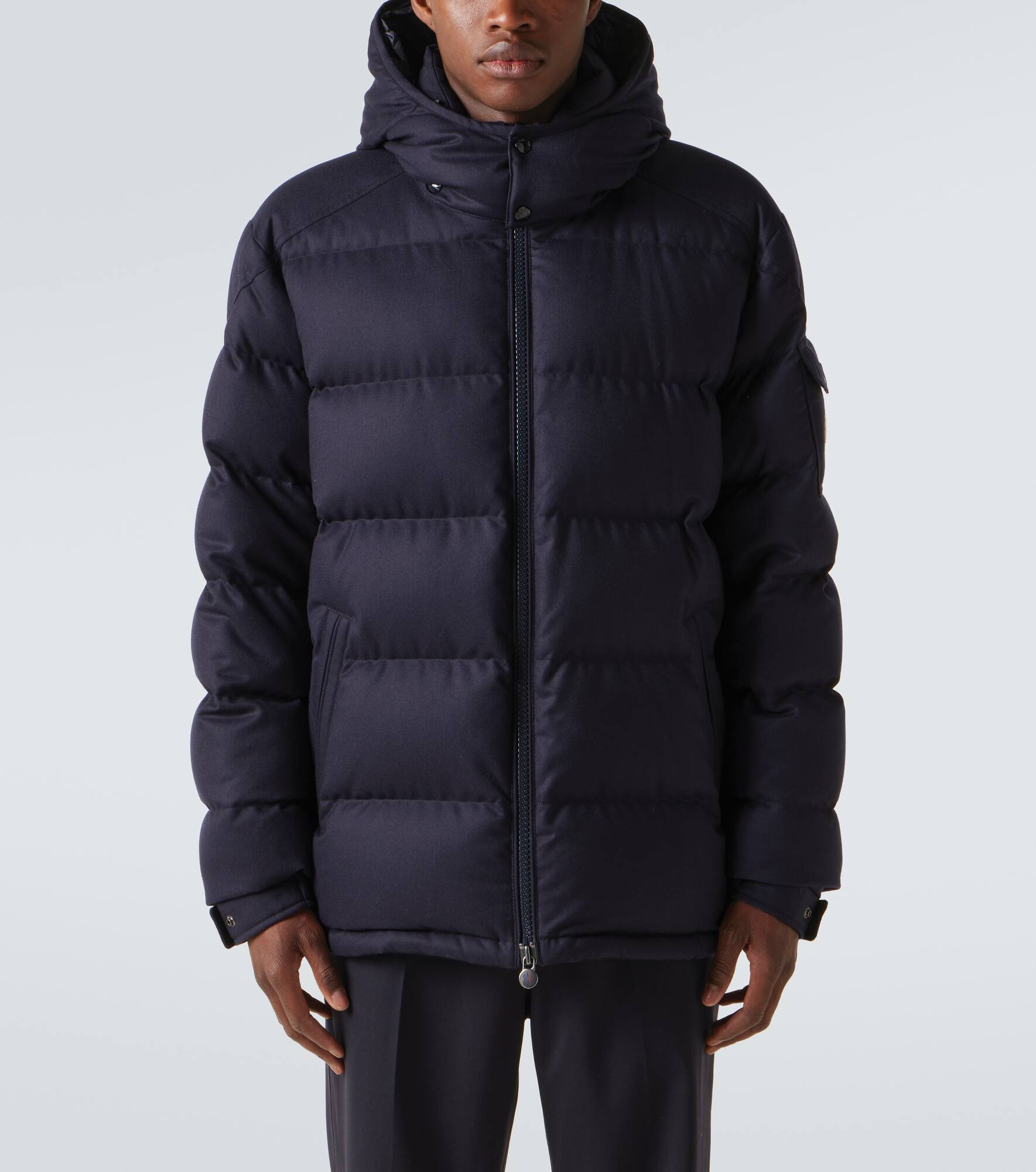 Montgenevre wool flannel down jacket - 3