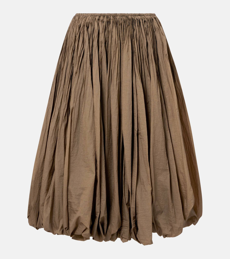 Flared balloon maxi skirt 1