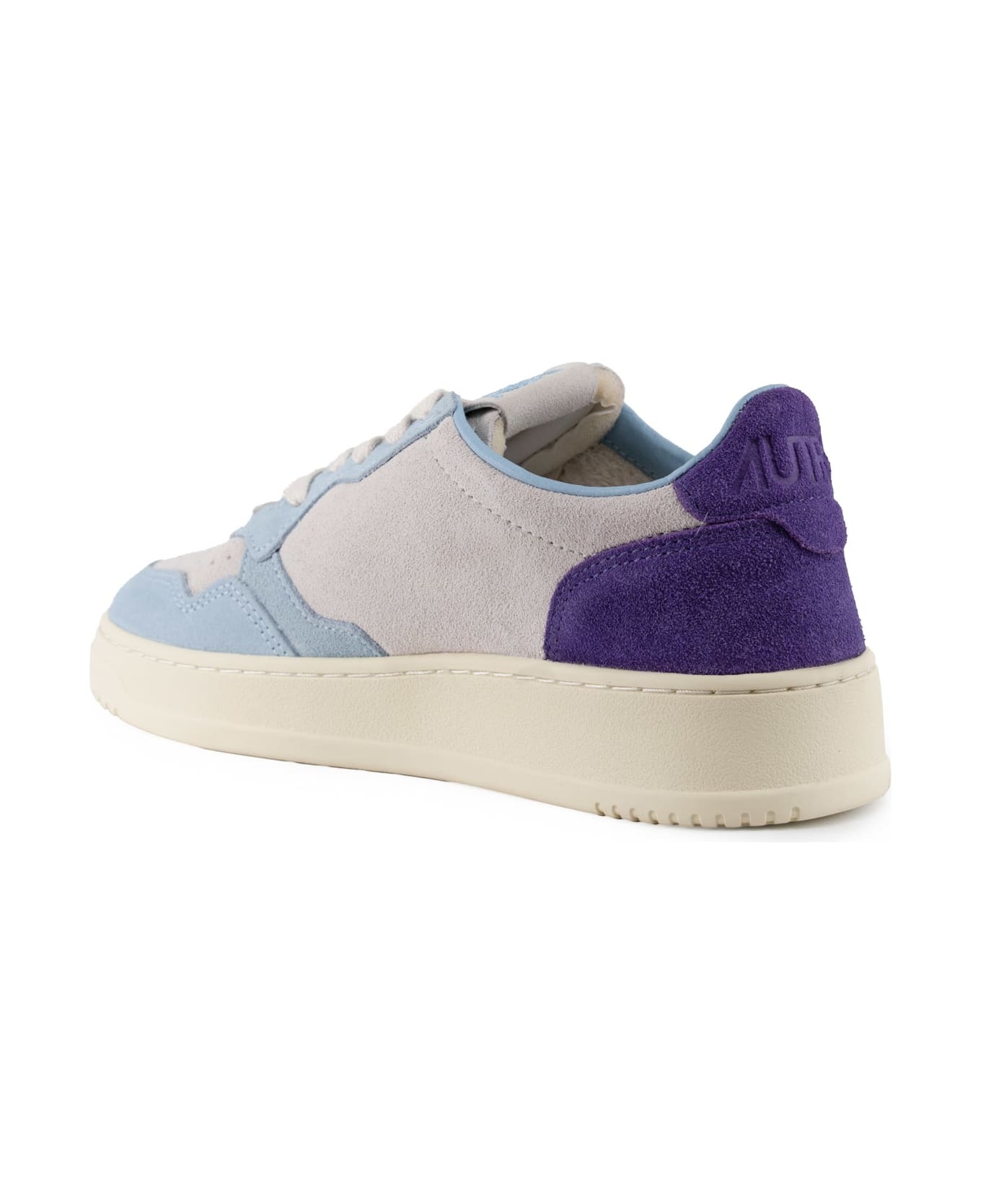 Autry Medalist Low Tricolor Suede Sneakers - 2