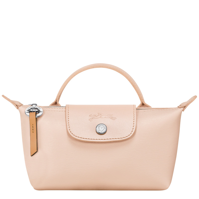 Le Pliage City Pouch with handle Nude - Canvas - 1