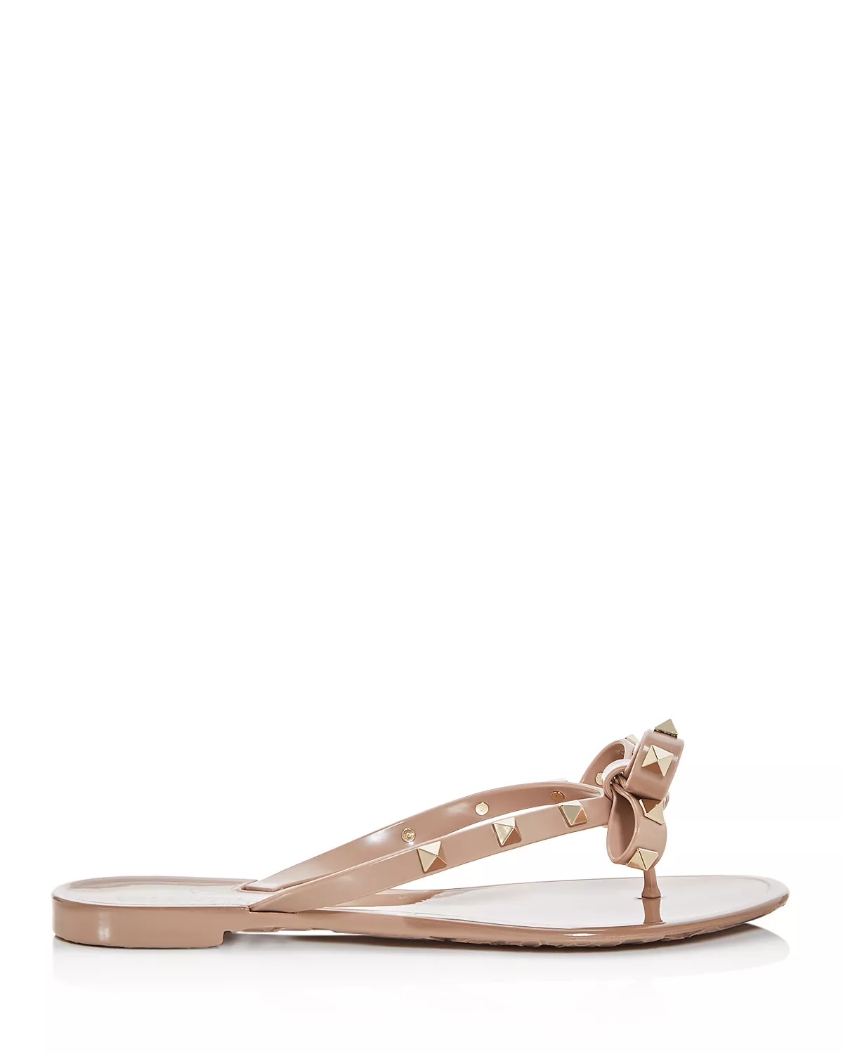 Women's Summer Rockstud PVC Thong Sandals - 3
