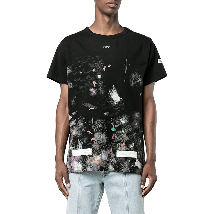 Off-White Seeing Things Washed T-Shirt 'Black' OMAA002G20JER0089901 - 3