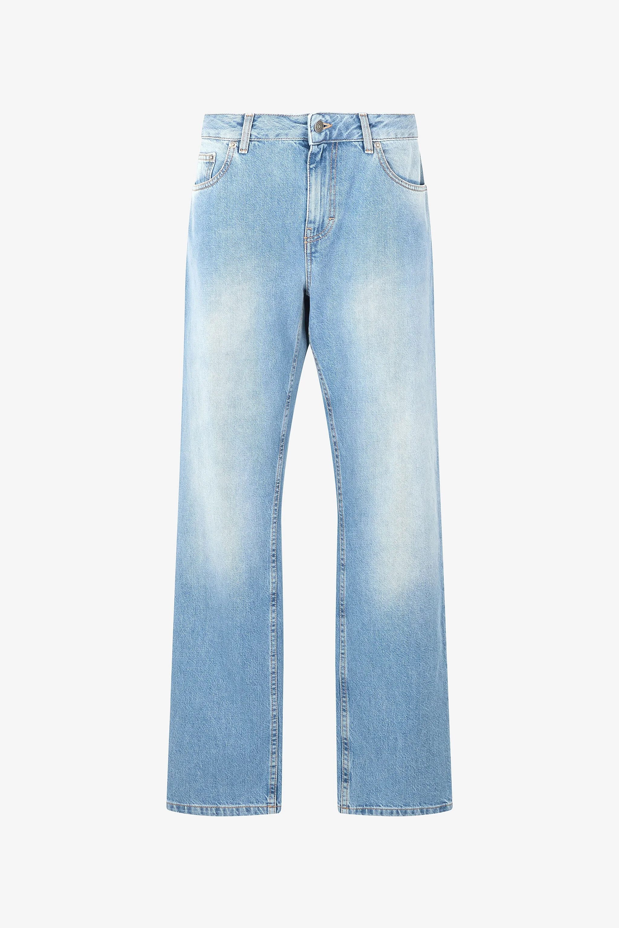 Jeans With Faded Detailing - 1