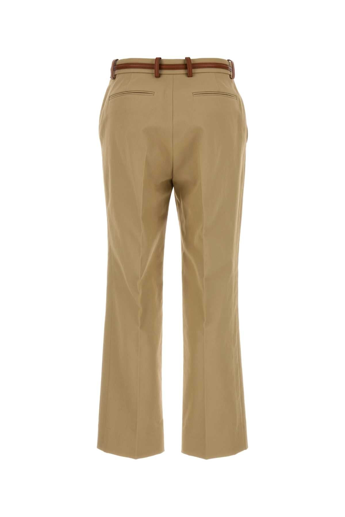 Gucci Women Beige Cotton Pant - 2