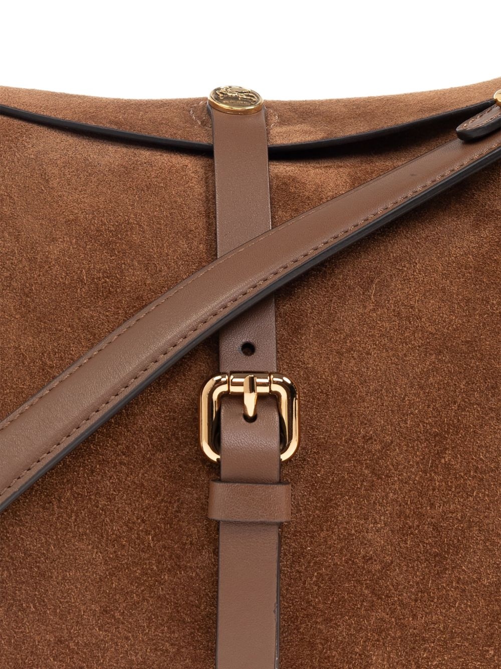 suede saddle crossbody bag - 5