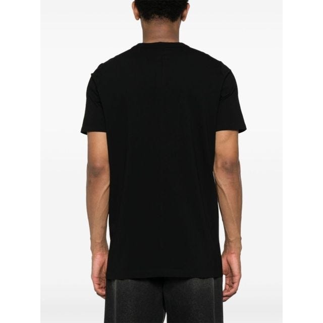 Black T-shirt with inserts - 4