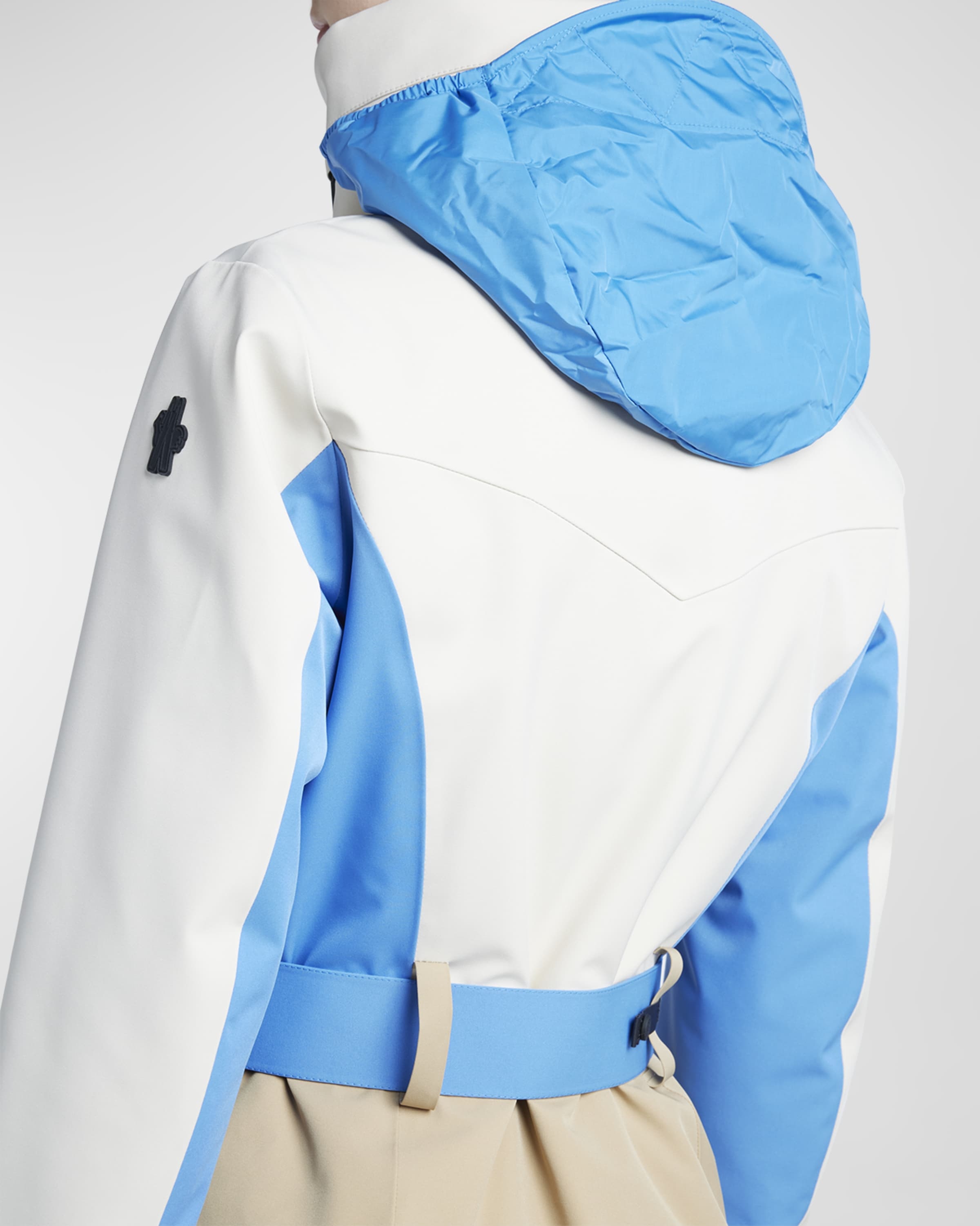 Hainet Belted Colorblock Snow Jacket - 5