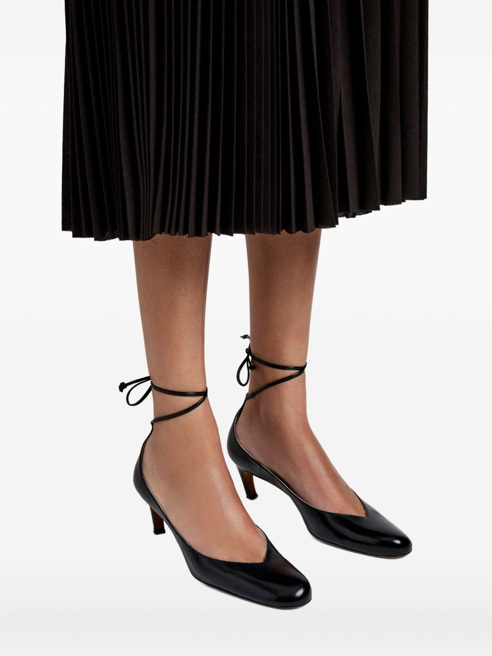 Uma ankle-tie pumps - 4